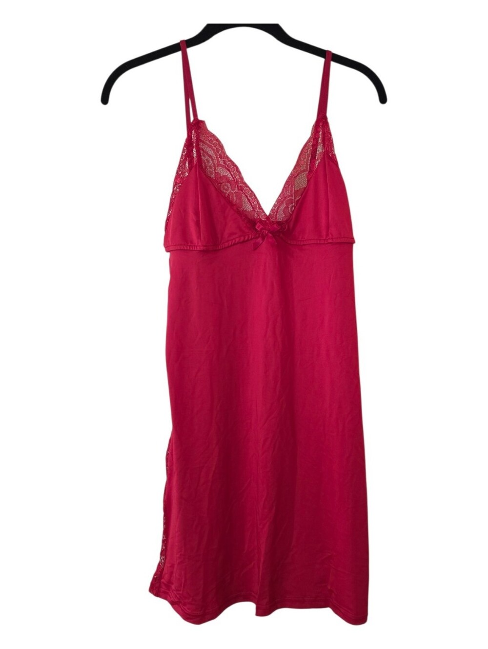 Red Lace Chemise Nightgown | Size Large | NWOT - Picture 2 of 4
